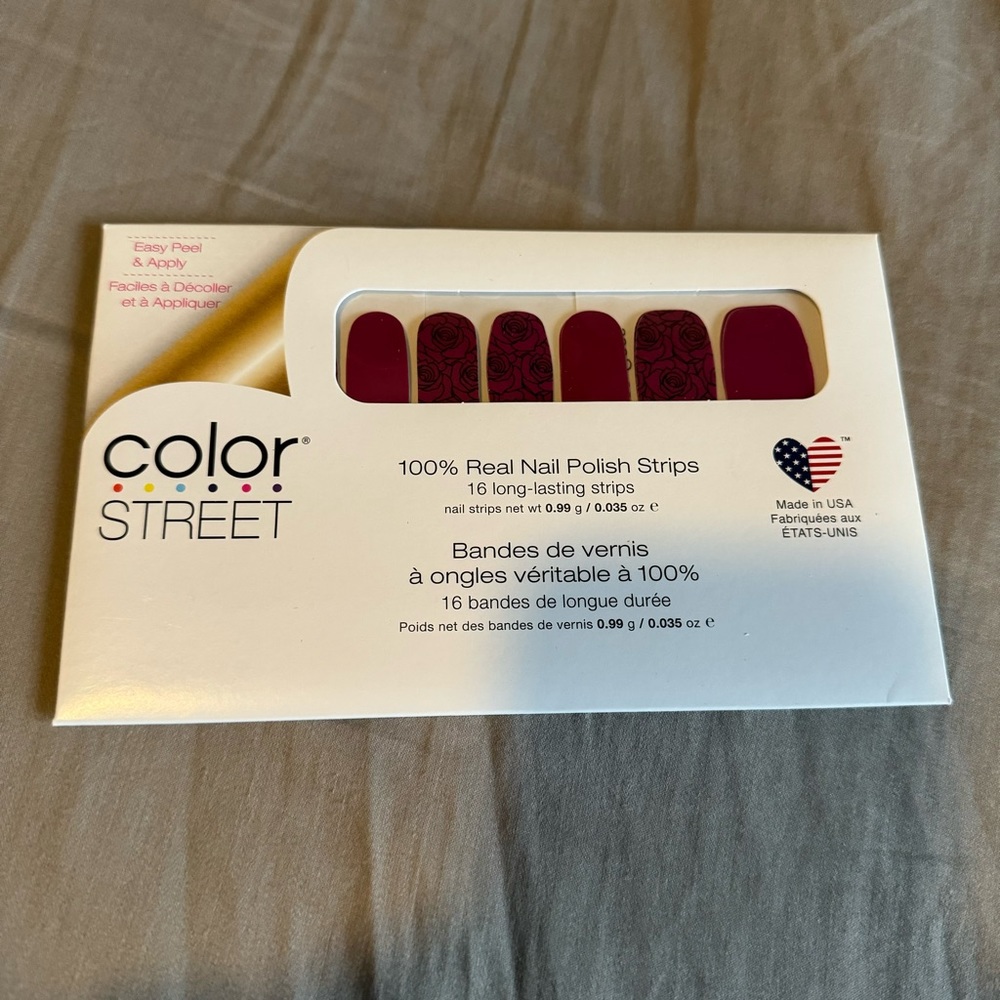 *Retired* Color Street: Rose Goes | Floral Pink Valentine’s Day Berry Fall - Picture 3 of 12